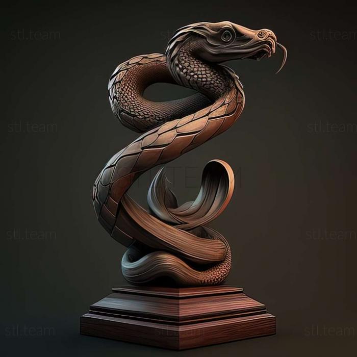 snake 3d model